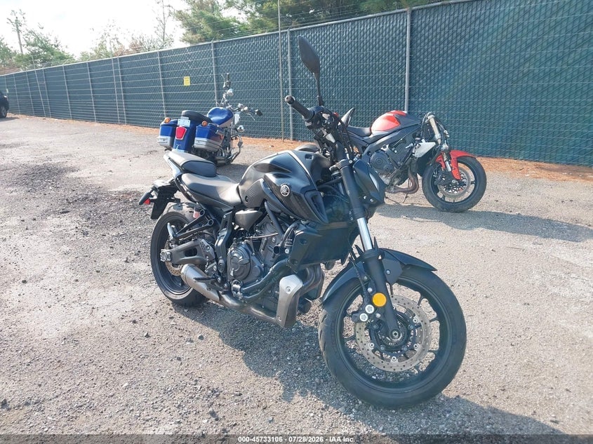2024 YAMAHA MT07 | JYARM32E9RA010017 | UPCARS