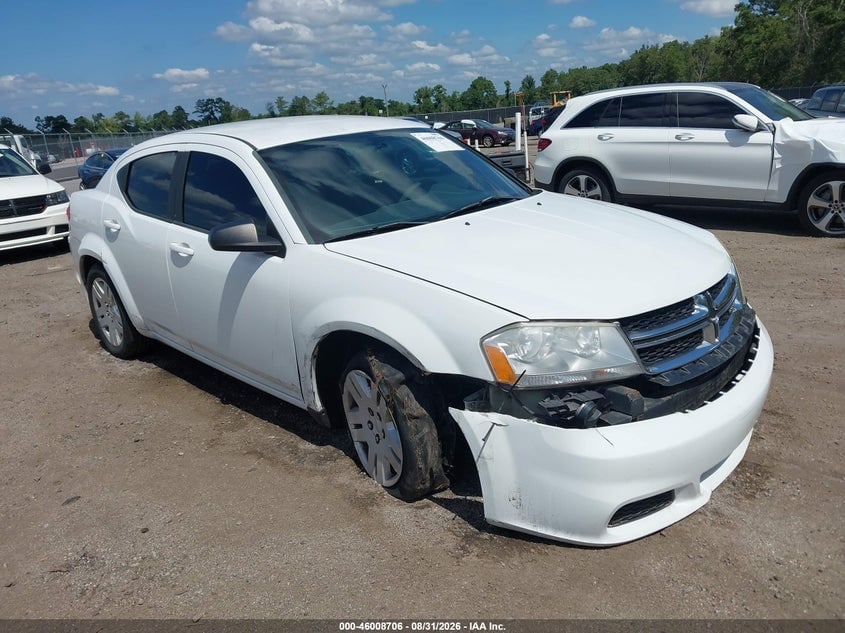 2012 DODGE AVENGER SE | 1C3CDZAB0CN132550 | UPCARS