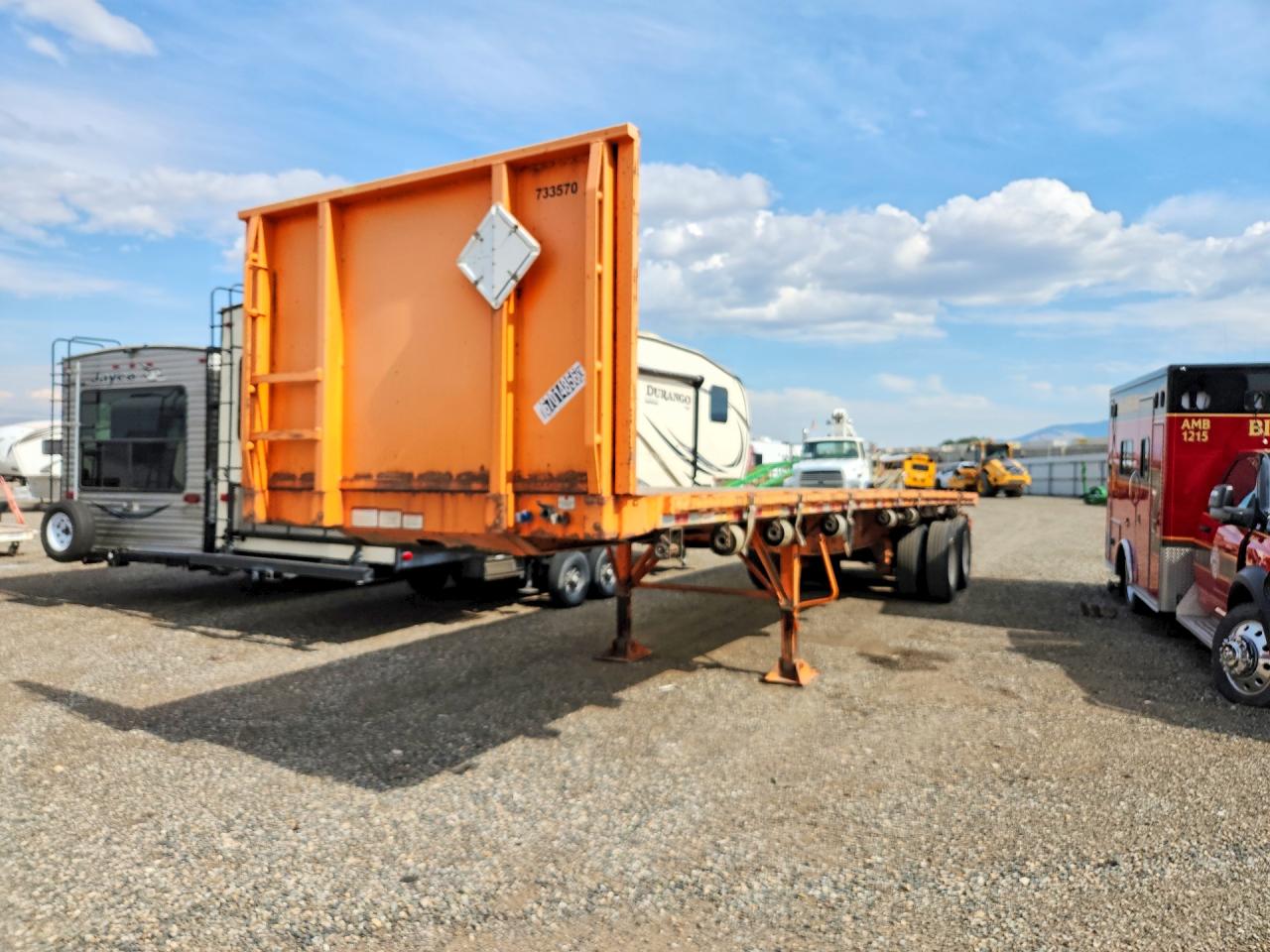 1988 GREAT DANE UNKNOWN FSP 0024-00099 FLATBED TRAILER | 1GRDM7427JH733570 | UPCARS
