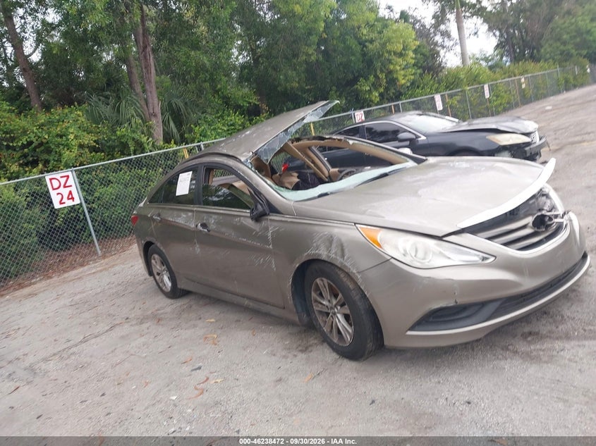 2014 HYUNDAI SONATA GLS | 5NPEB4AC9EH944275 | UPCARS