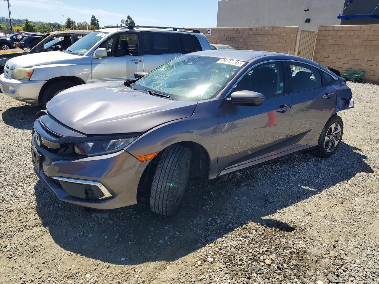 2019 HONDA CIVIC LX | 19XFC2F62KE207489 | UPCARS