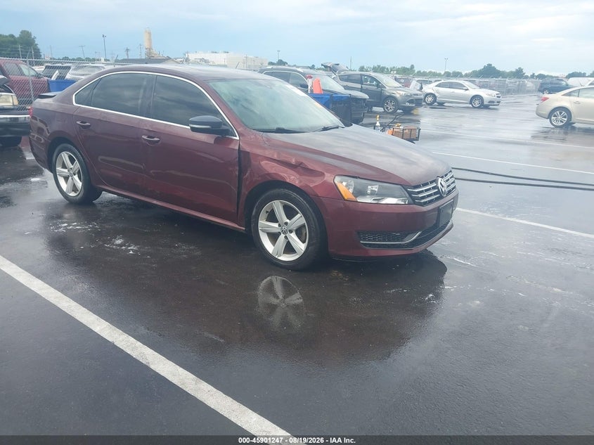 2013 VOLKSWAGEN PASSAT 2.0L TDI SE | 1VWBN7A31DC031173 | UPCARS