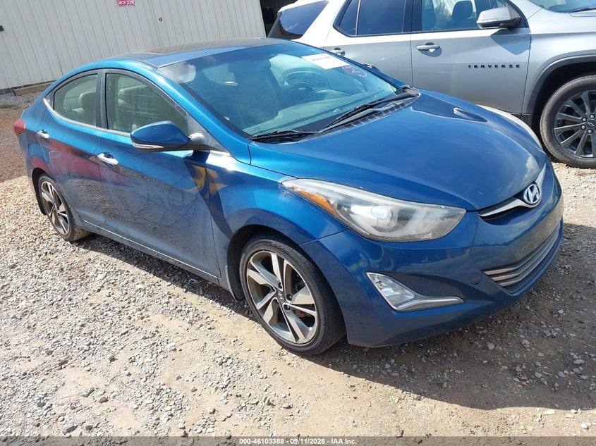 2014 HYUNDAI ELANTRA LIMITED | KMHDH4AE2EU153955 | UPCARS