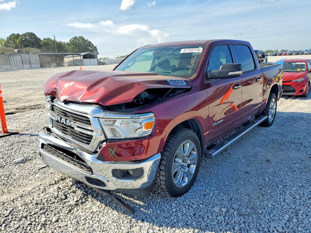 2020 RAM 1500 BIG HORN/LONE STAR | 1C6RREFT4LN396217 | UPCARS
