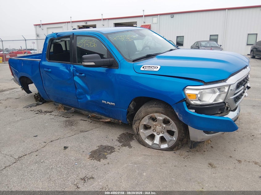 2022 RAM 1500 BIG HORN  4X4 5'7 BOX | 1C6RRFFG4NN441054 | UPCARS
