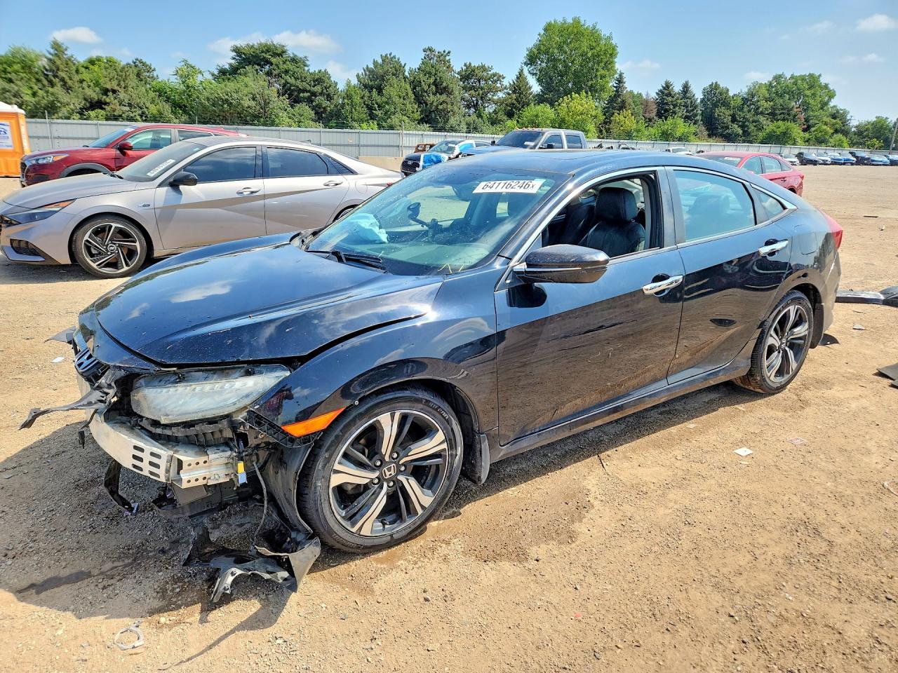 2017 HONDA CIVIC TOURING | 19XFC1F95HE016517 | UPCARS