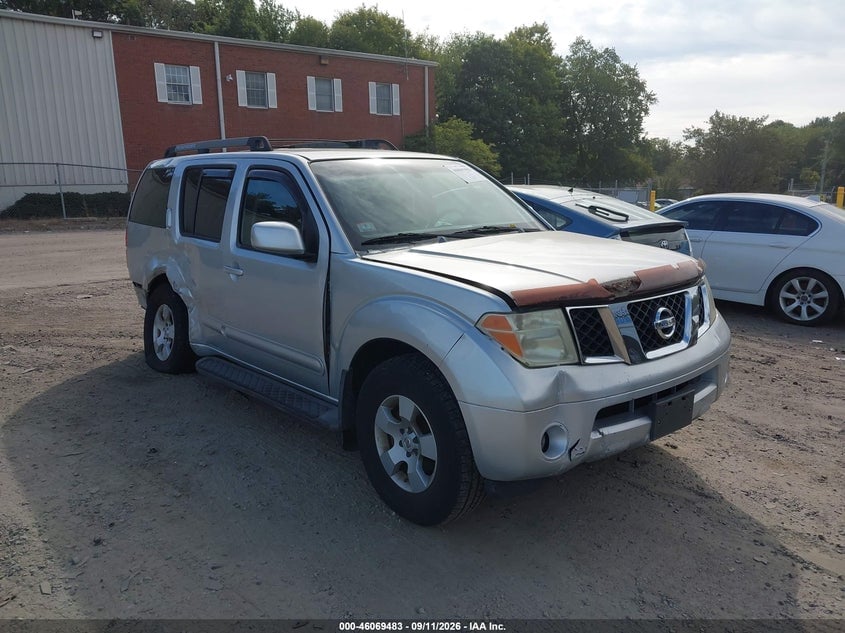 2005 NISSAN PATHFINDER SE | 5N1AR18W05C723759 | UPCARS