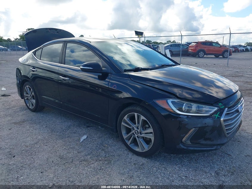 2017 HYUNDAI ELANTRA LIMITED | KMHD84LFXHU176233 | UPCARS