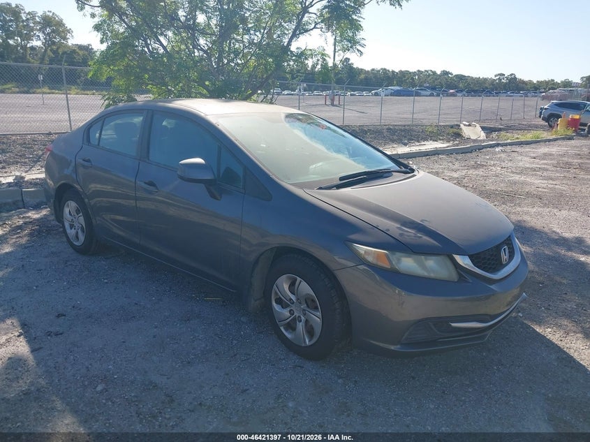 2013 HONDA CIVIC LX | 2HGFB2F56DH573863 | UPCARS
