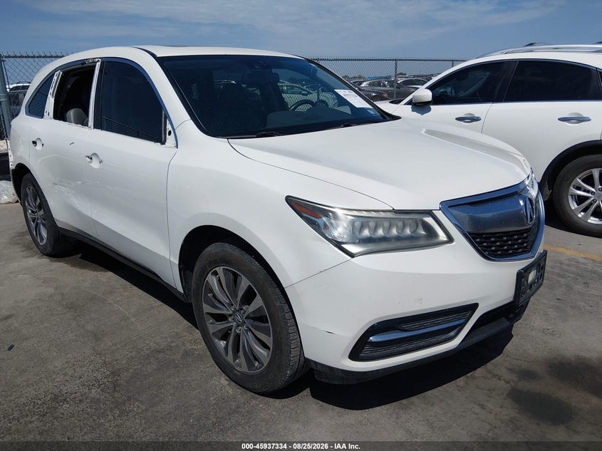 2015 ACURA MDX TECHNOLOGY PACKAGE | 5FRYD3H41FB012800 | UPCARS