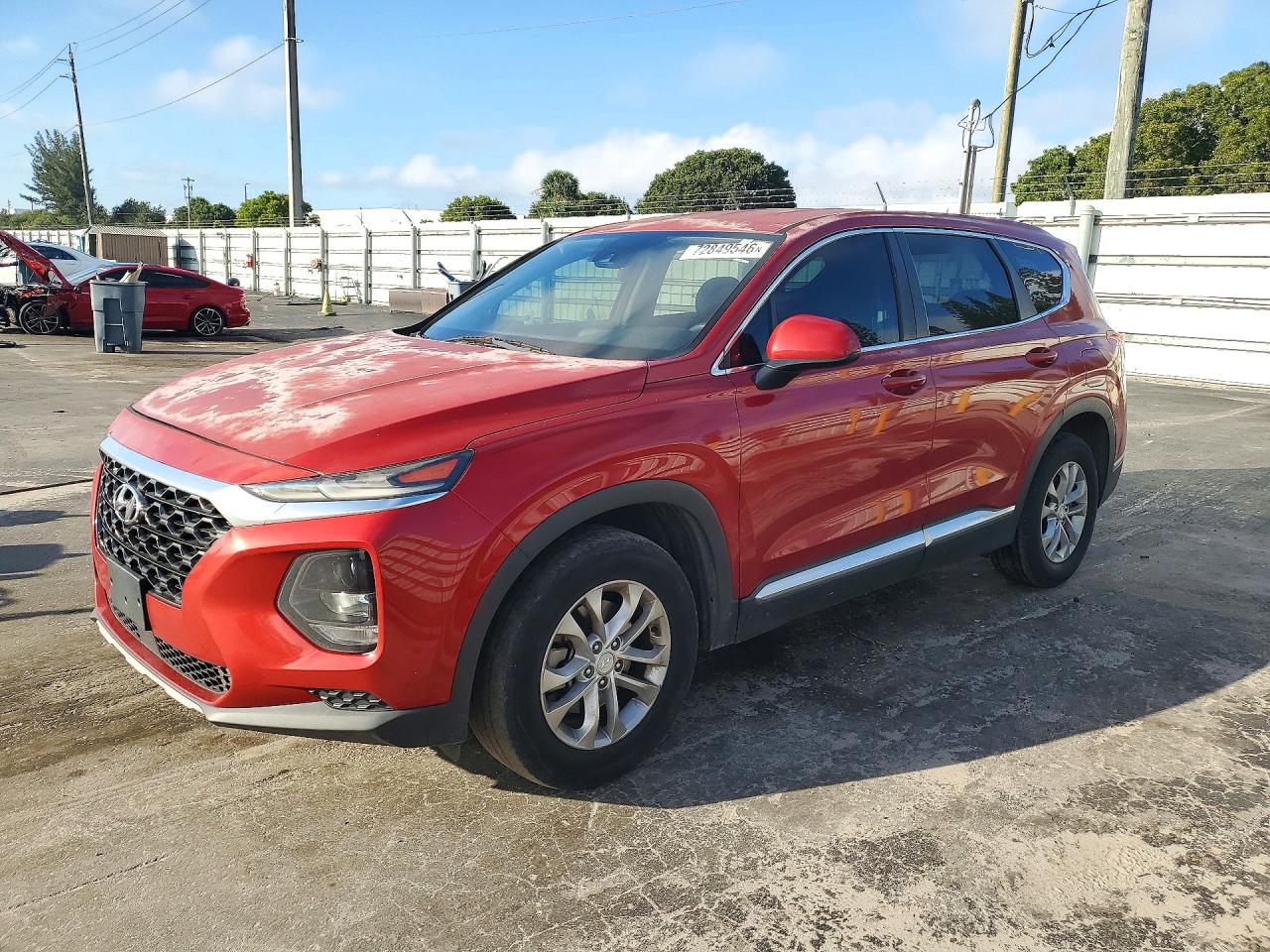 2019 HYUNDAI SANTA FE SE | 5NMS23AD6KH030743 | UPCARS