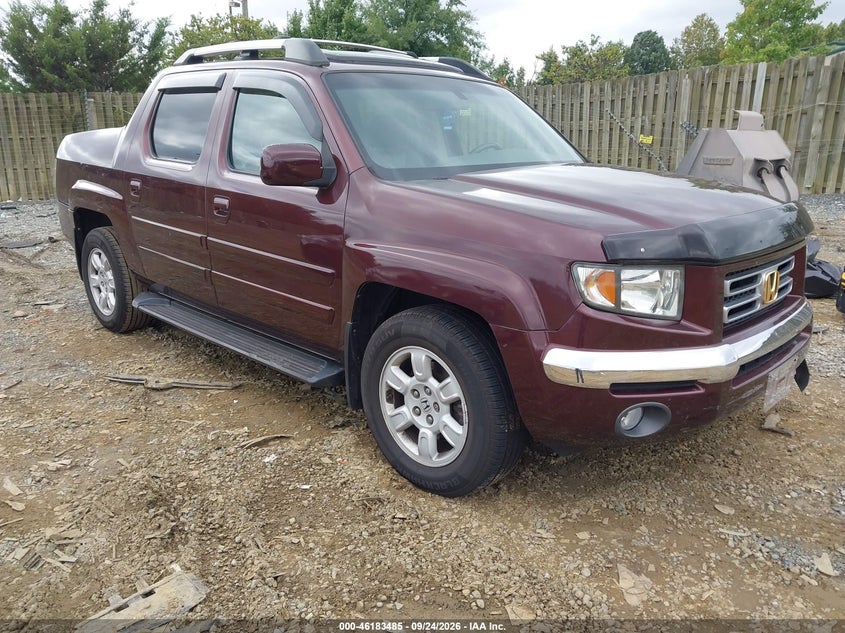 2007 HONDA RIDGELINE RTL | 2HJYK16517H534390 | UPCARS