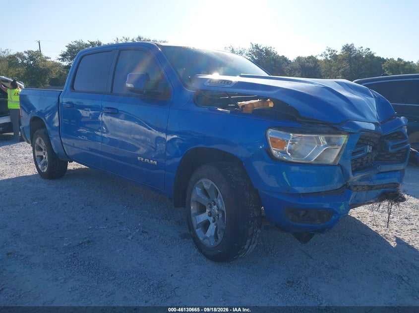 2022 RAM 1500 BIG HORN  4X4 5'7 BOX | 1C6RRFFG2NN392100 | UPCARS