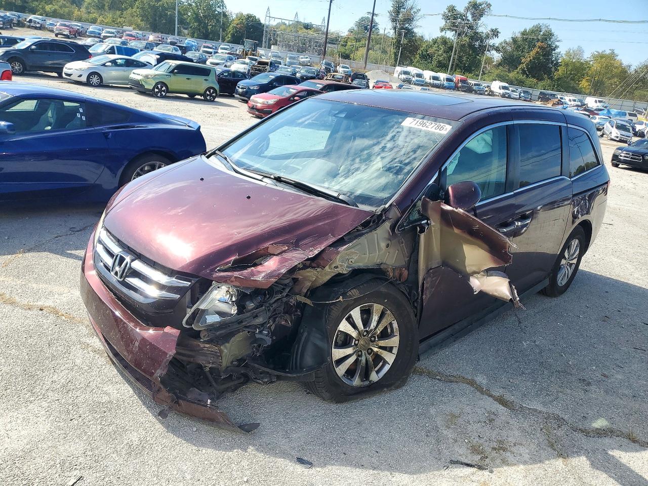2015 HONDA ODYSSEY EXL | 5FNRL5H62FB084546 | UPCARS