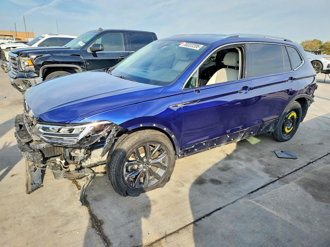 2022 VOLKSWAGEN TIGUAN SE | 3VV3B7AXXNM043309 | UPCARS