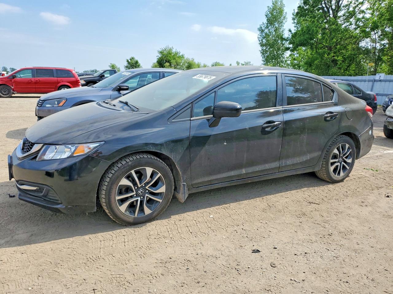 2014 HONDA CIVIC LX | 2HGFB2F54EH024051 | UPCARS