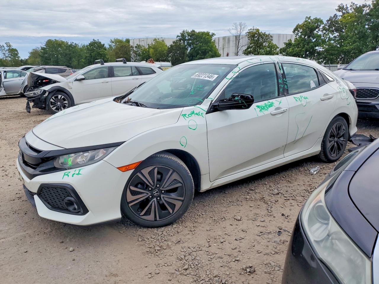 2017 HONDA CIVIC EX | SHHFK7H5XHU427176 | UPCARS