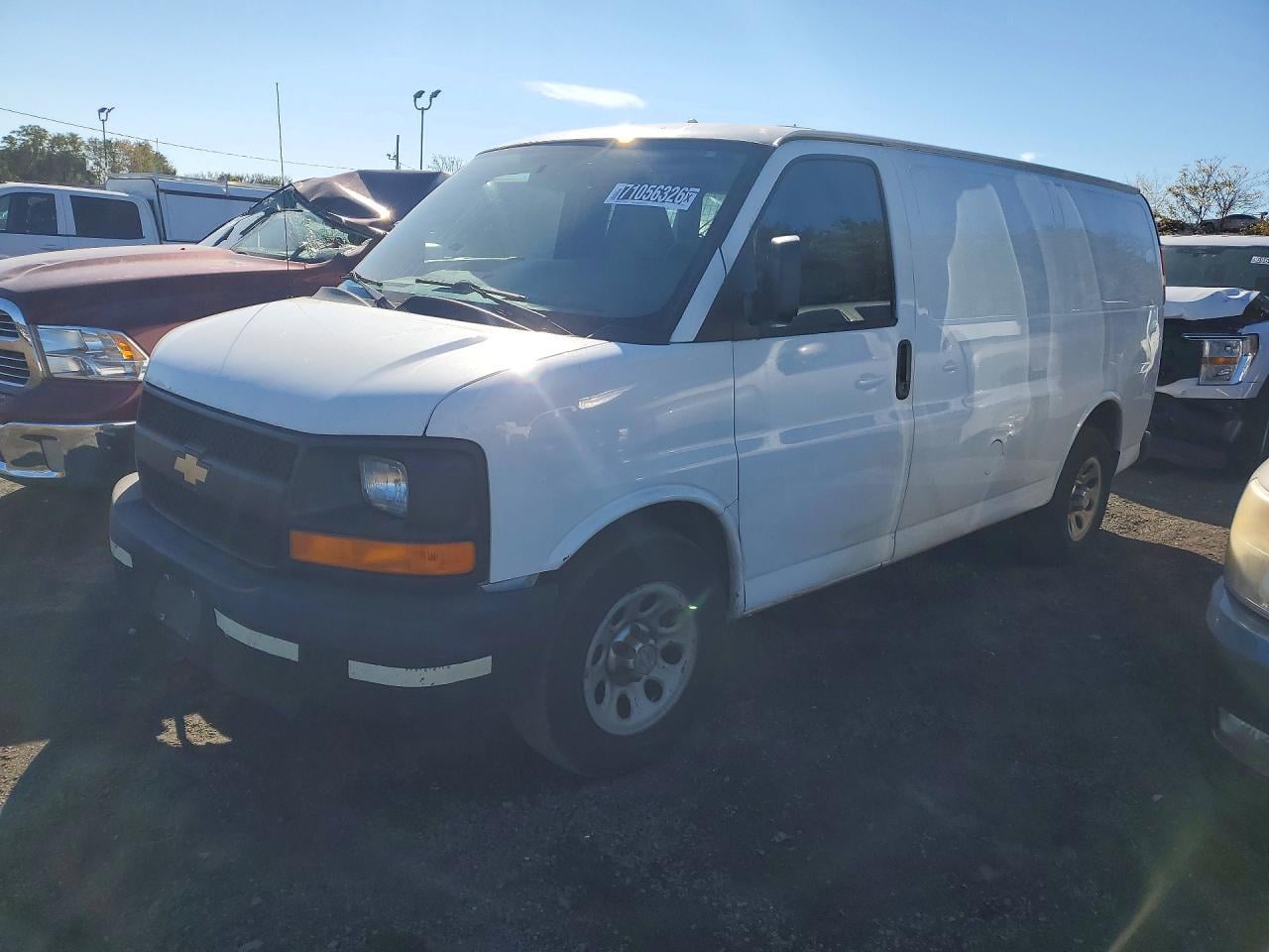 2013 CHEVROLET EXPRESS | 1GCSGAFX1D1161987 | UPCARS