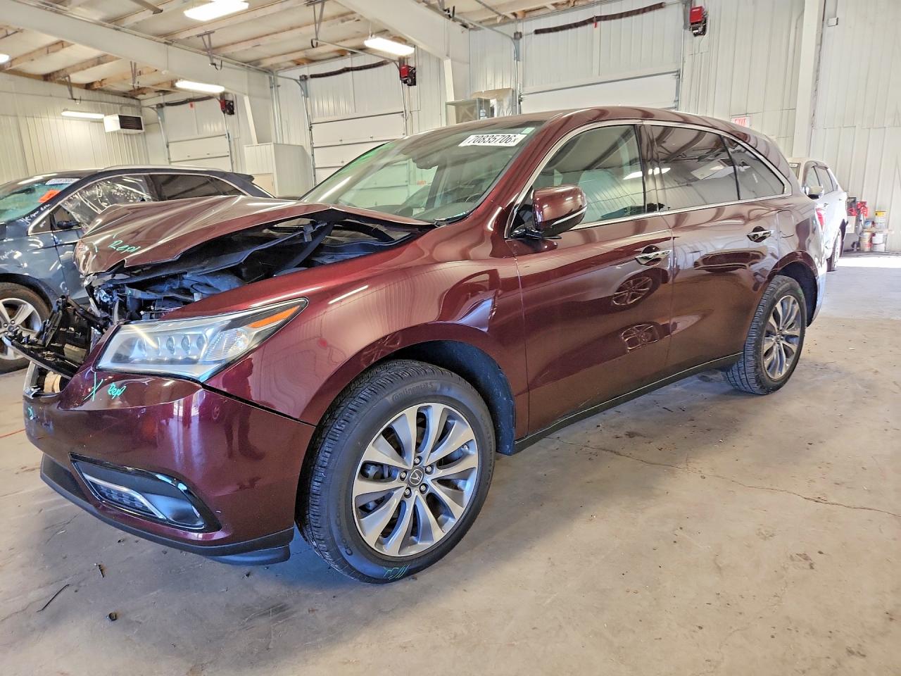 2014 ACURA MDX TECHNOLOGY | 5FRYD4H43EB040666 | UPCARS