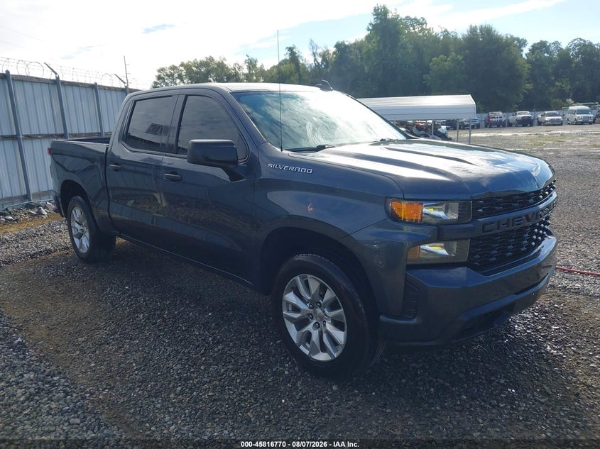 2021 CHEVROLET SILVERADO 1500 2WD  SHORT BED CUSTOM | 1GCPWBEK2MZ185981 | UPCARS