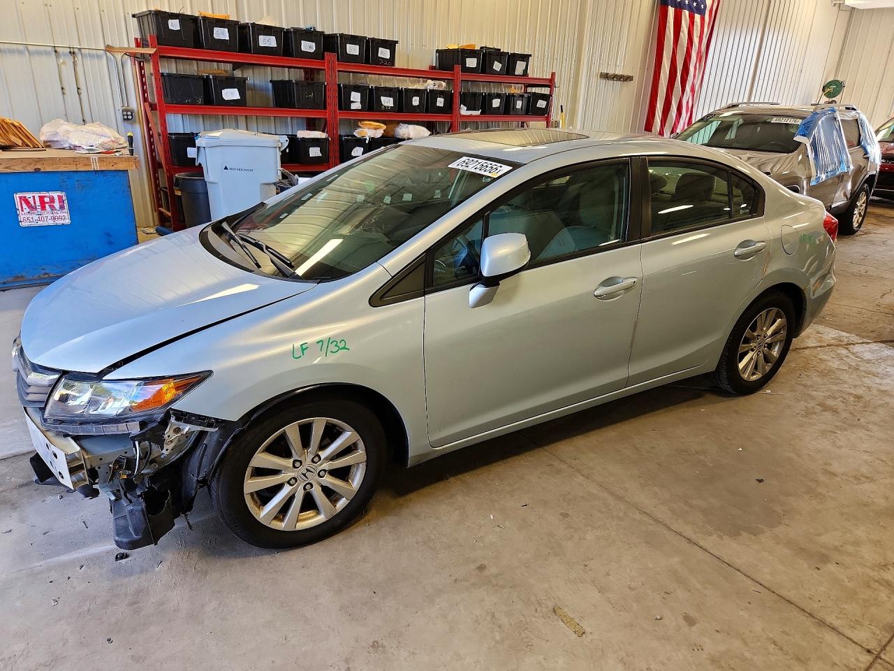 2012 HONDA CIVIC EX | 19XFB2F85CE001699 | UPCARS