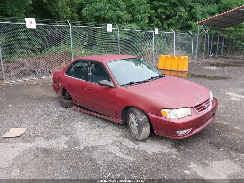 2001 TOYOTA COROLLA S | 1NXBR12E11Z460805 | UPCARS