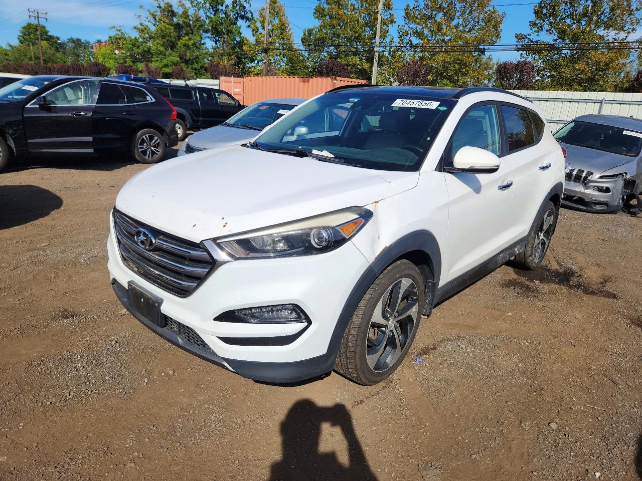 2016 HYUNDAI TUCSON LIMITED | KM8J3CA22GU129403 | UPCARS