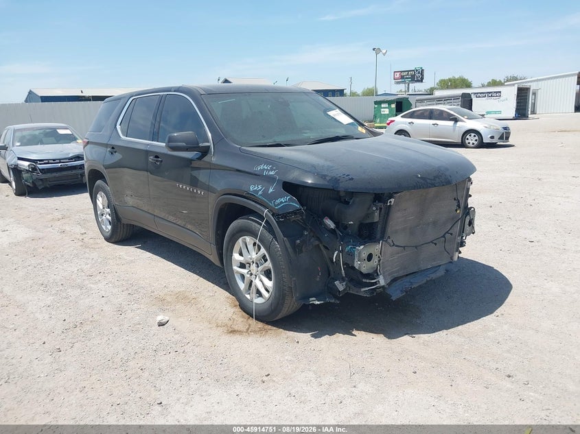 2022 CHEVROLET TRAVERSE FWD LS | 1GNERFKW6NJ123911 | UPCARS