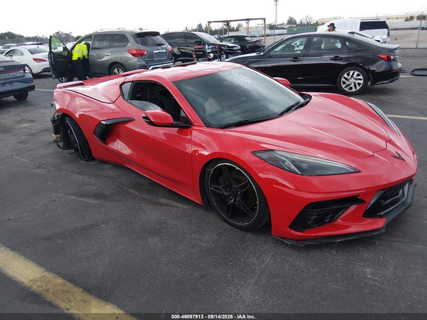 2022 CHEVROLET CORVETTE STINGRAY RWD  1LT | 1G1YA2D4XN5119363 | UPCARS