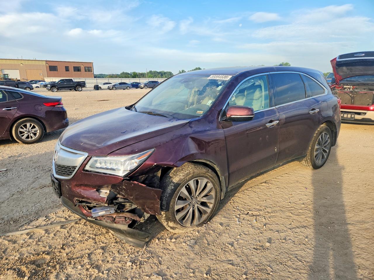 2014 ACURA MDX TECHNOLOGY | 5FRYD4H49EB046682 | UPCARS