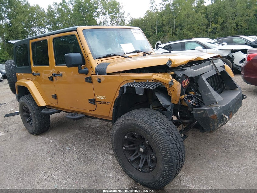 2014 JEEP WRANGLER UNLIMITED SAHARA | 1C4BJWEG9EL247425 | UPCARS