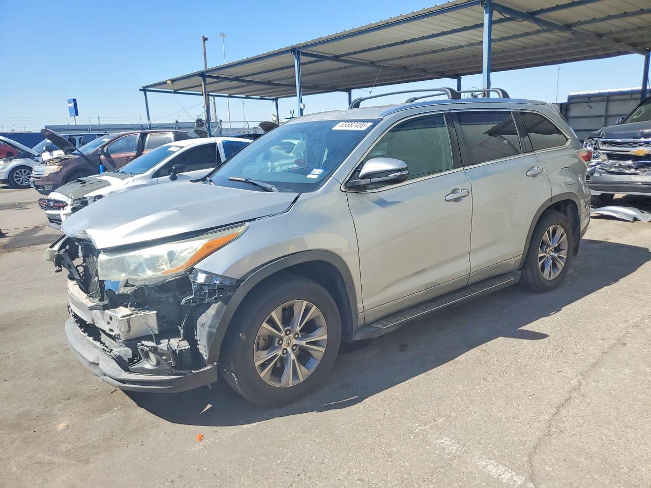 2015 TOYOTA HIGHLANDER XLE | 5TDJKRFH8FS191852 | UPCARS
