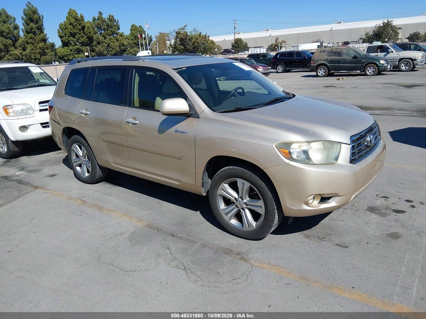 2008 TOYOTA HIGHLANDER SPORT | JTEES43A282020354 | UPCARS