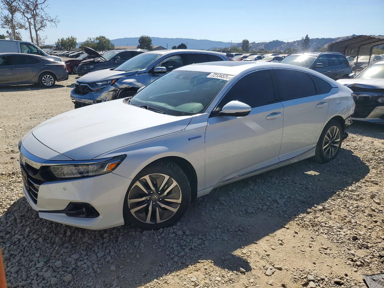 2021 HONDA ACCORD HYBRID EXL | 1HGCV3F50MA011455 | UPCARS