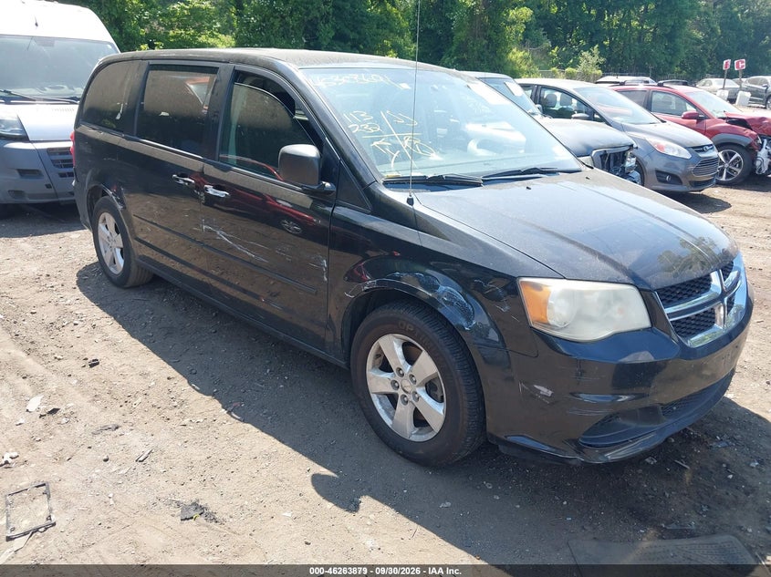 2013 DODGE GRAND CARAVAN SE | 2C4RDGBG0DR534982 | UPCARS