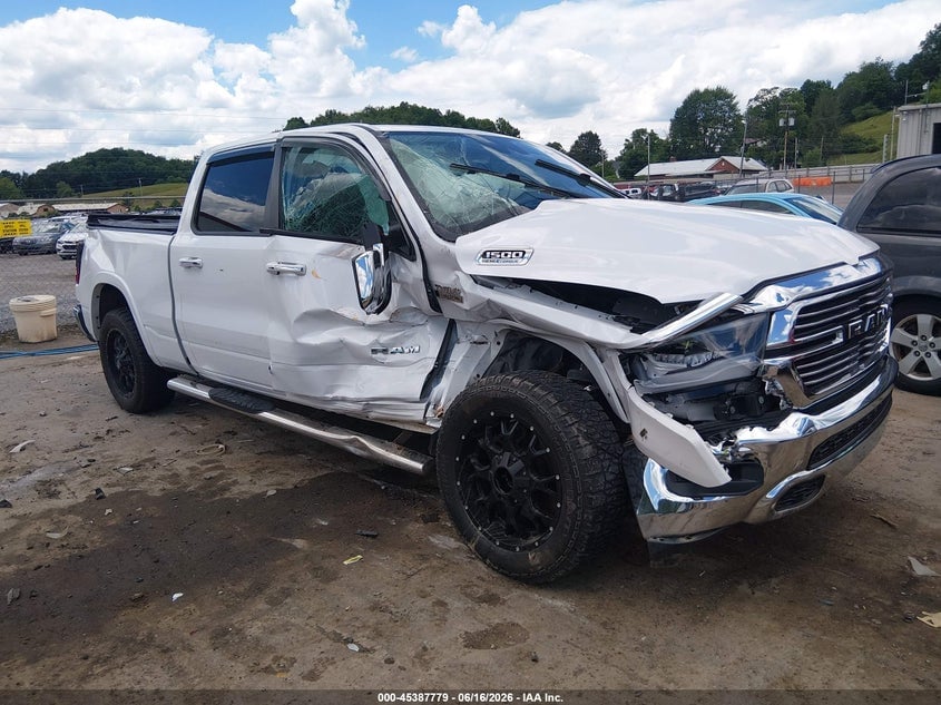 2022 RAM 1500 LARAMIE  4X4 6'4 BOX | 1C6SRFRTXNN223047 | UPCARS