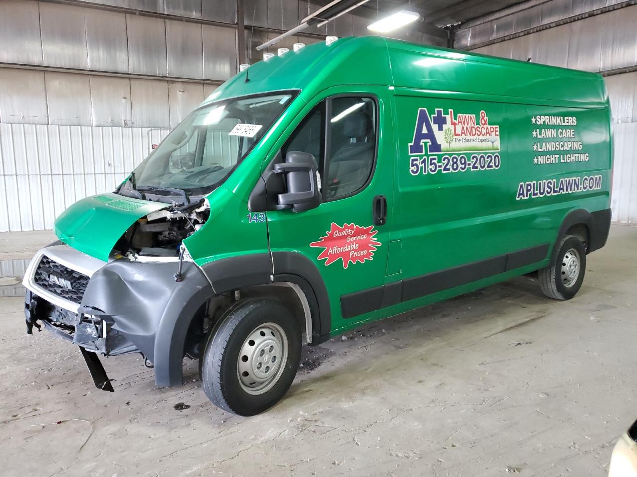 2021 RAM PROMASTER DELIVERY VAN | 3C6LRVDG5ME524126 | UPCARS