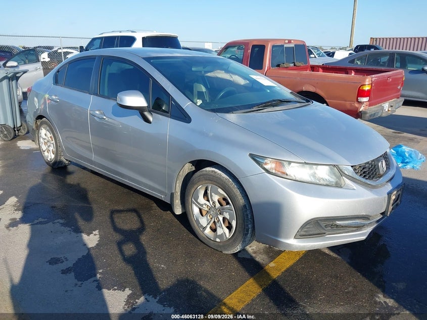 2013 HONDA CIVIC LX | 2HGFB2F51DH589825 | UPCARS