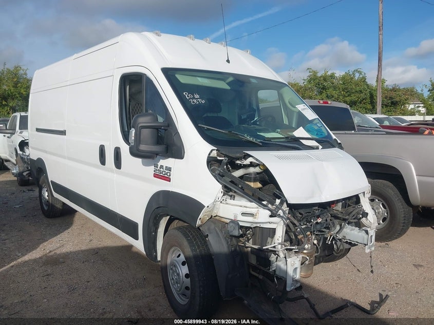 2021 RAM PROMASTER 2500 HIGH ROOF 159 WB | 3C6LRVDG2ME525864 | UPCARS