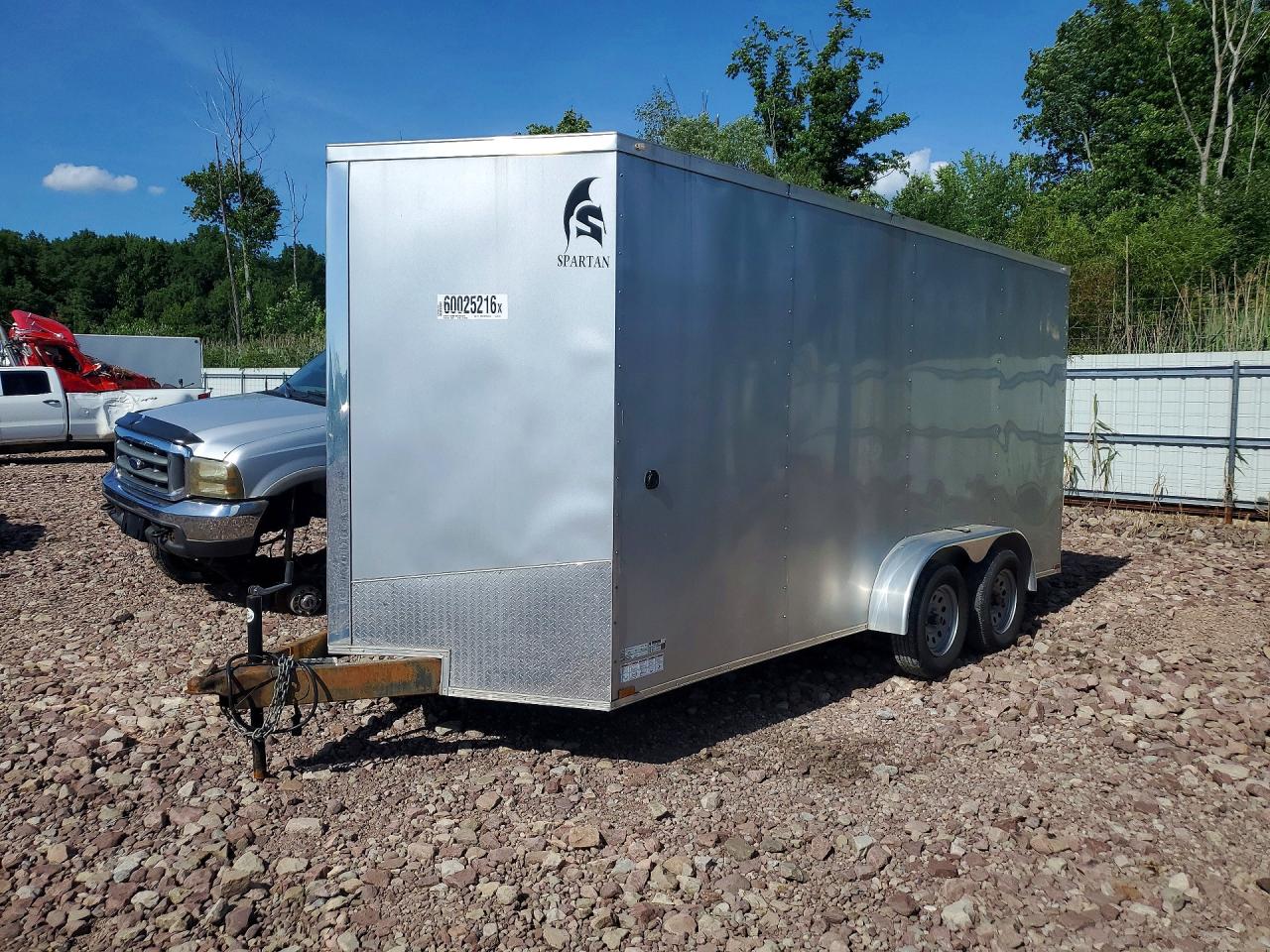2022 SPAR SP7X16 TAN CARGO  ENCLOSED CARGO TRAILER | 50XBE1628NA031056 | UPCARS