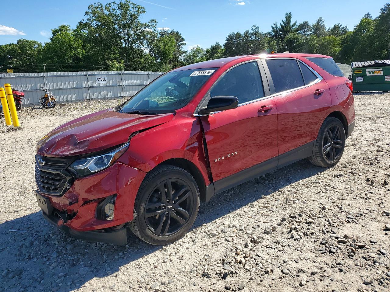 2021 CHEVROLET EQUINOX LT | 3GNAXUEV0ML318048 | UPCARS