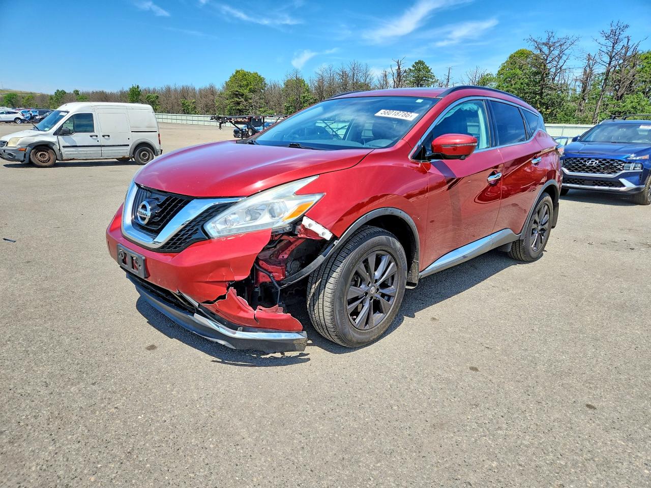 2017 NISSAN MURANO SV | 5N1AZ2MH1HN198796 | UPCARS