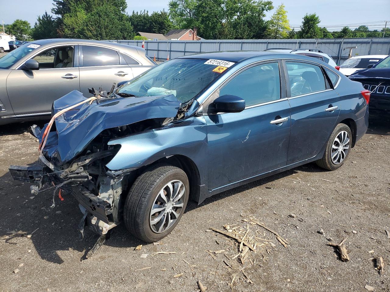 2017 NISSAN SENTRA SV | 3N1AB7AP4HY233029 | UPCARS