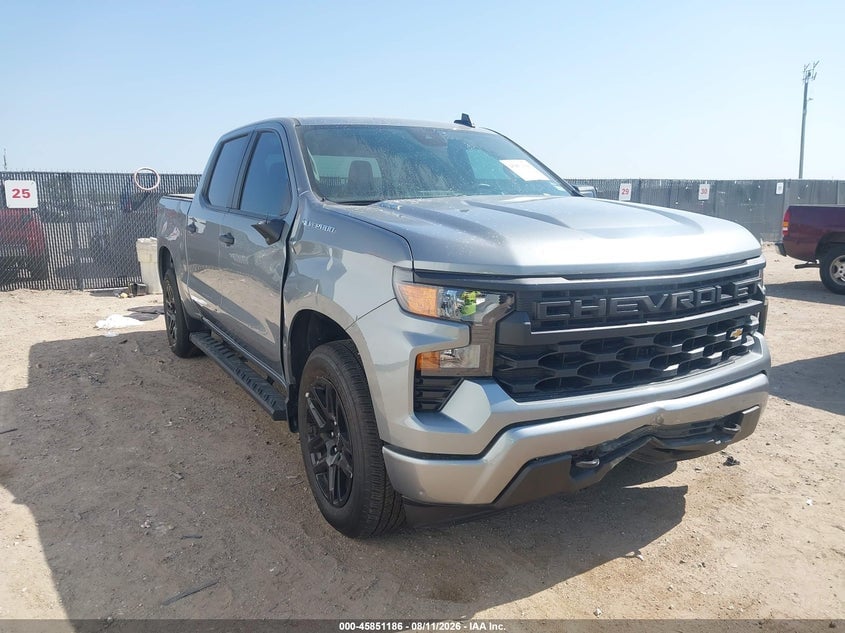 2025 CHEVROLET SILVERADO 1500 CUSTOM | 1GCPABEK1SZ298638 | UPCARS