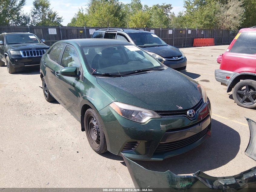 2016 TOYOTA COROLLA LE | 2T1BURHE0GC647290 | UPCARS