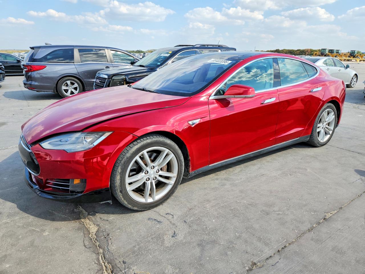 2014 TESLA MODEL S | 5YJSA1H1XEFP30368 | UPCARS