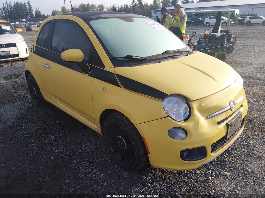 2012 FIAT 500 SPORT | 3C3CFFBR9CT126945 | UPCARS