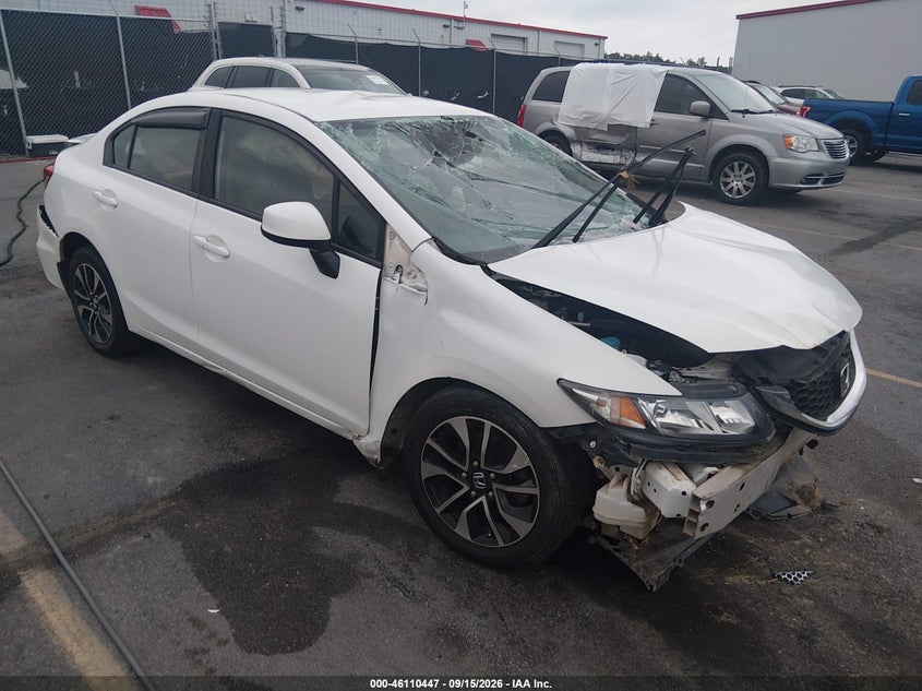 2013 HONDA CIVIC LX | 19XFB2F56DE061322 | UPCARS