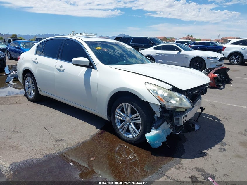 2012 INFINITI G25X | JN1DV6AR3CM862258 | UPCARS
