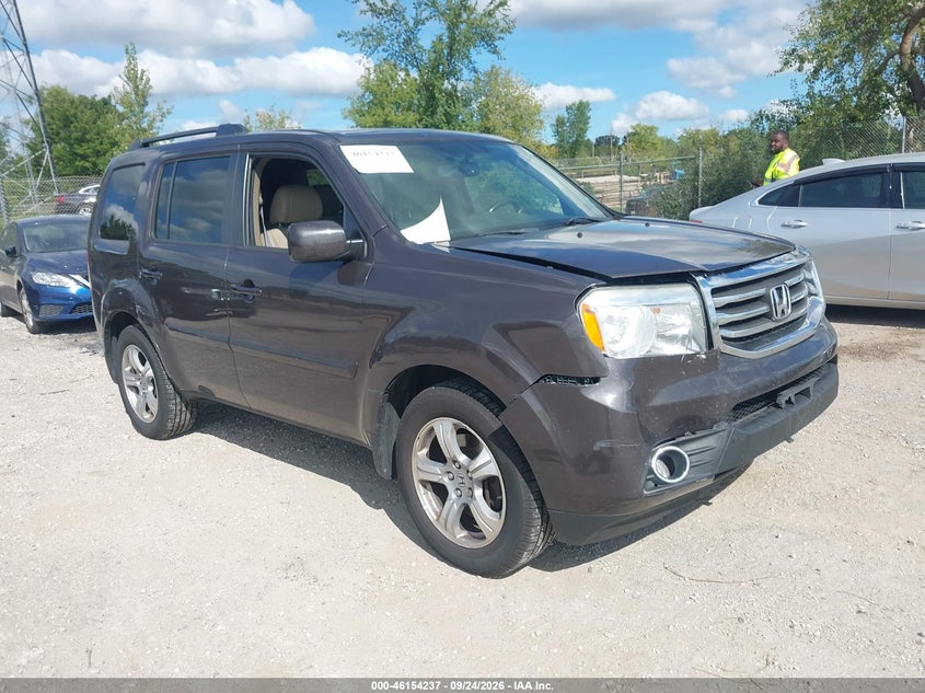 2014 HONDA PILOT EX-L | 5FNYF4H53EB031101 | UPCARS